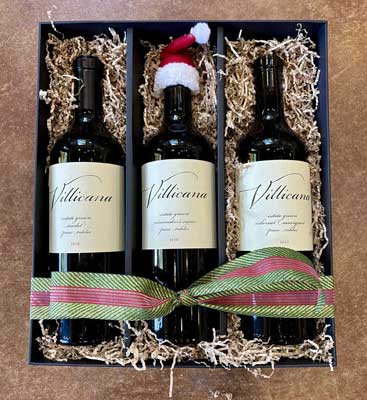 Three Bottle Red Wine Gift Box